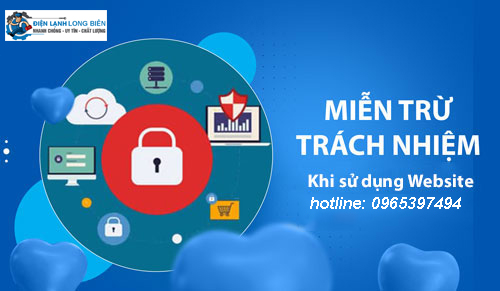 Miễn Trừ Trácg Nhiệm Website dienlanhlongbien.com