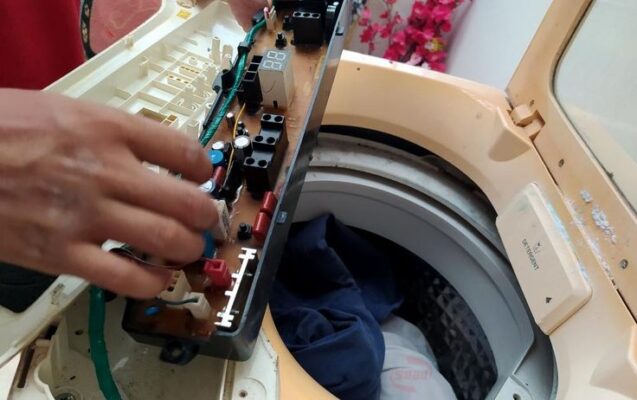 Máy Giặt Không Khởi Động - do mạch không hoạt động-min